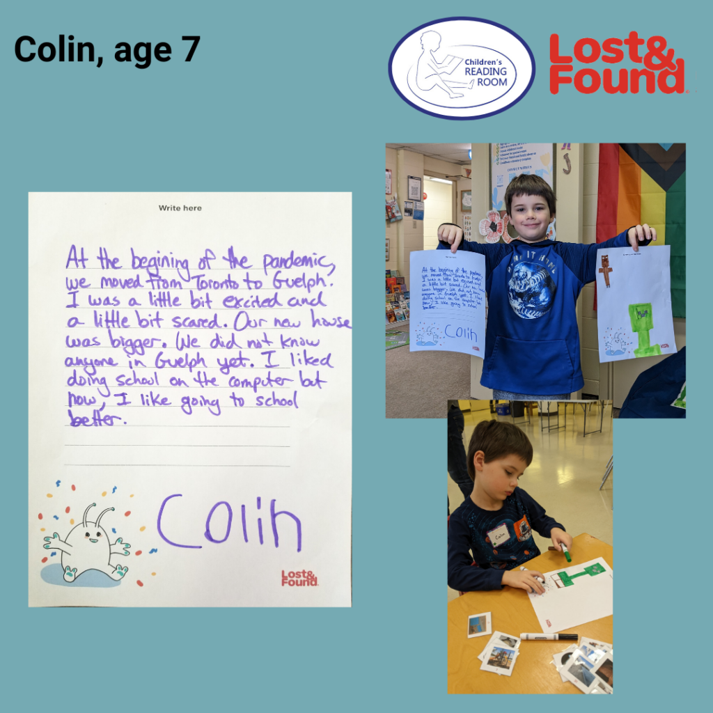 Colin, age 7, Ontario